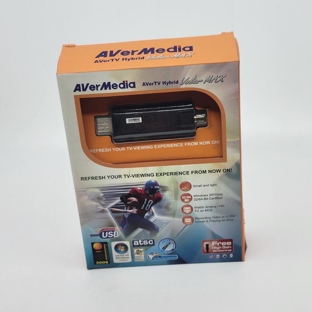 AVerMedia AVerTV Hybrid Volar Max USB TV tuner. New, open box.